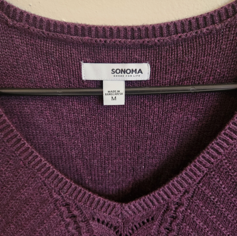 Euc sonoma size medium purple sweater - Picture 4 of 4